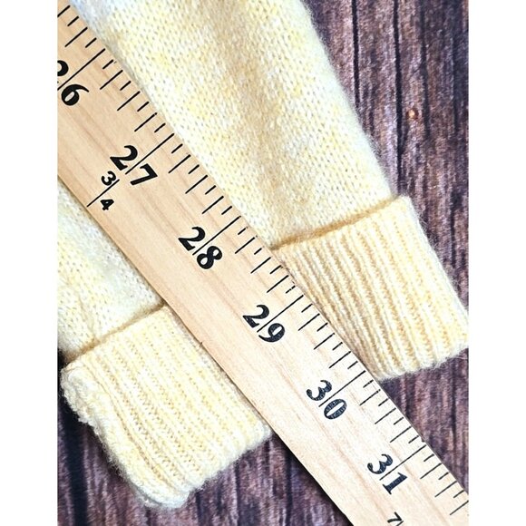 Gap Wool Blend Sweater Pullover Striped Yellow Long Sleeve Lightweight Women's M - Picture 8 of 13